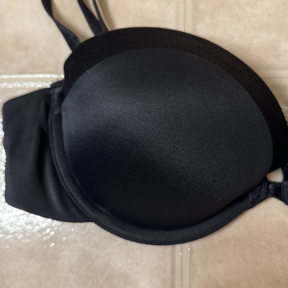 Maidenform Barely There Bra 34B Underwire Satin Feel Lightly Padded Adjustable - Picture 4 of 9